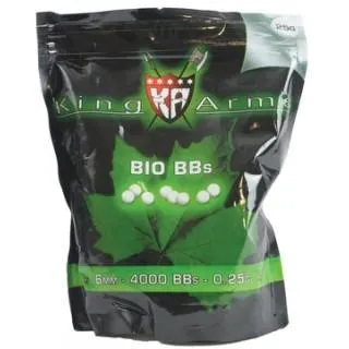 King Arms Bio BB's (4000) .25g