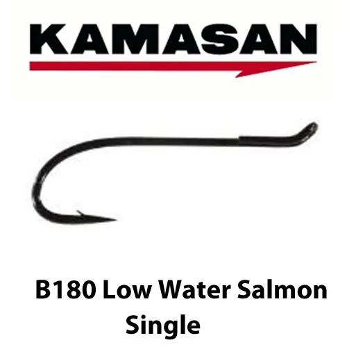 Kamasan B180 Low Water Salmon Single Fly Hooks