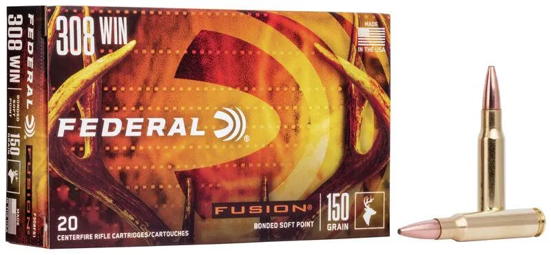Federal Fusion 308 Win 150g Bonded SP