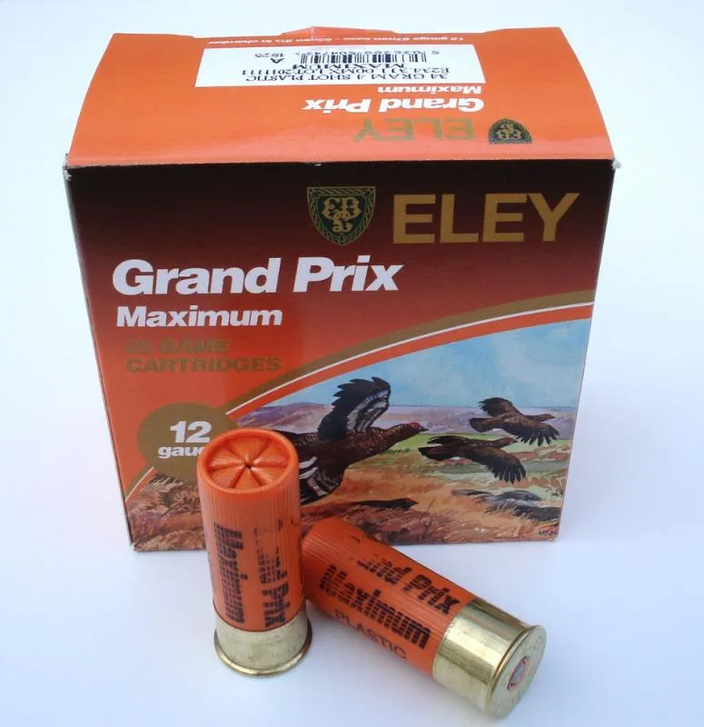  Eley Grand Prix Maximum 12g 34gm Cartridge