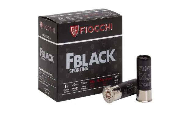 Fiocchi FBlack 12g 28gm Trap Cartridge