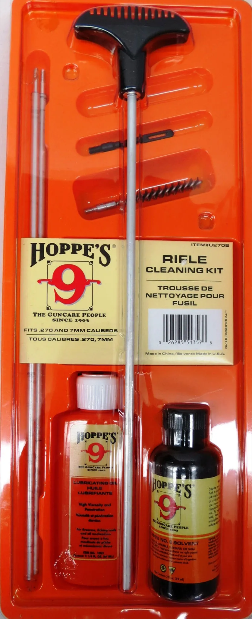 Hoppe's Rifle Clamshell Cleaning Kit