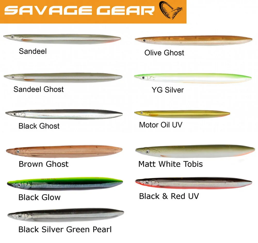 Savage Gear 3D Line Thru Sandeel Lures