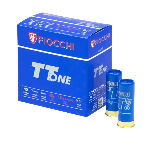 Fiocchi TT One 12g 28gm Trap Cartridge
